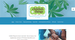 Desktop Screenshot of childishresale.com